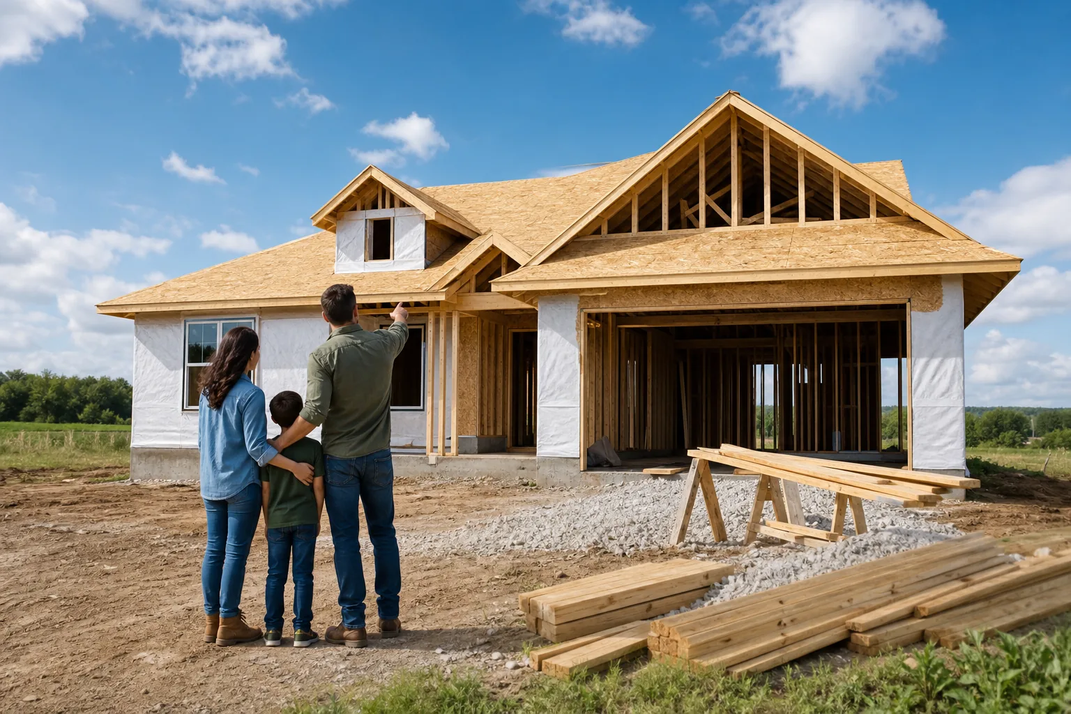 Illustration for USDA New-Construction Financing: Buying a Newly Built Home