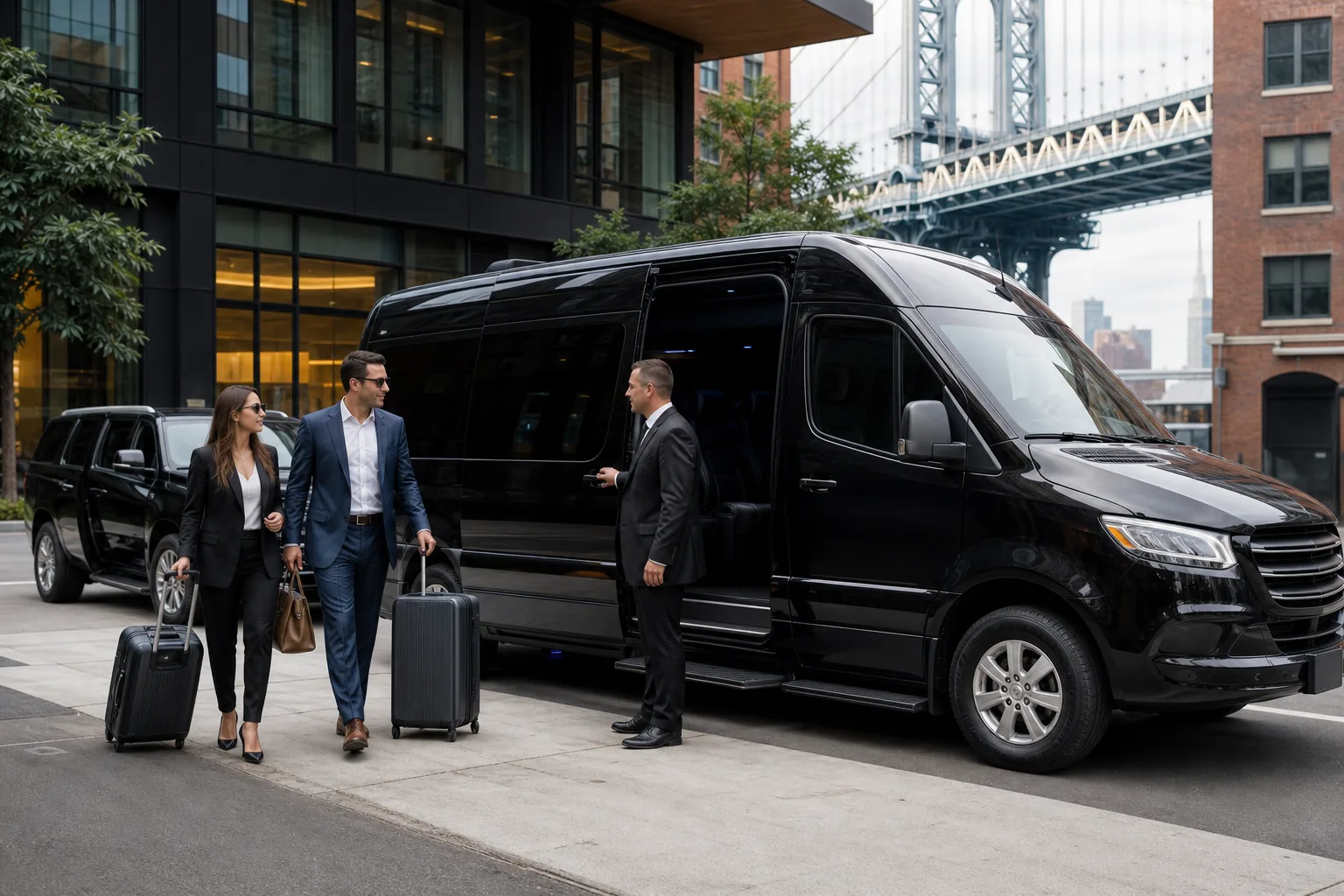 Mercedes Sprinter and executive van options for Brooklyn corporate travel