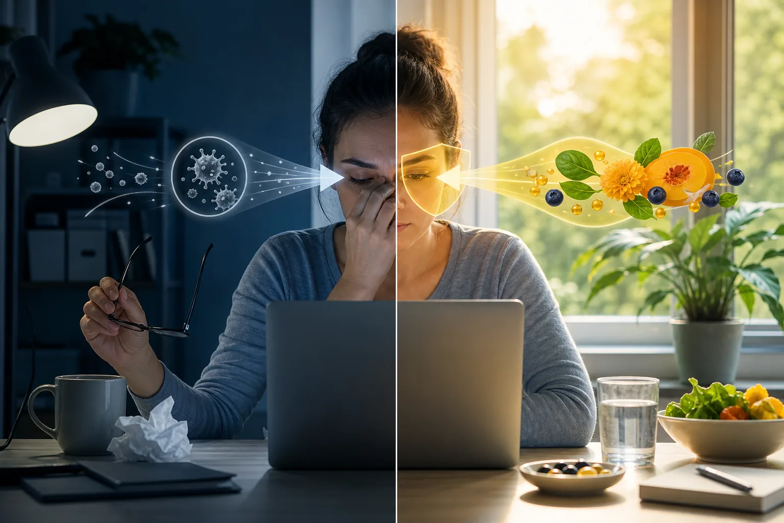 Antioxidant Combo for Digital Eye Strain: visual reference for 7. Antioxidant Combo for Digital Eye Strain