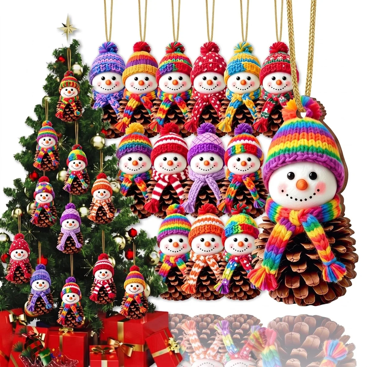 Product photo of AdornJoy Rustic Snowman