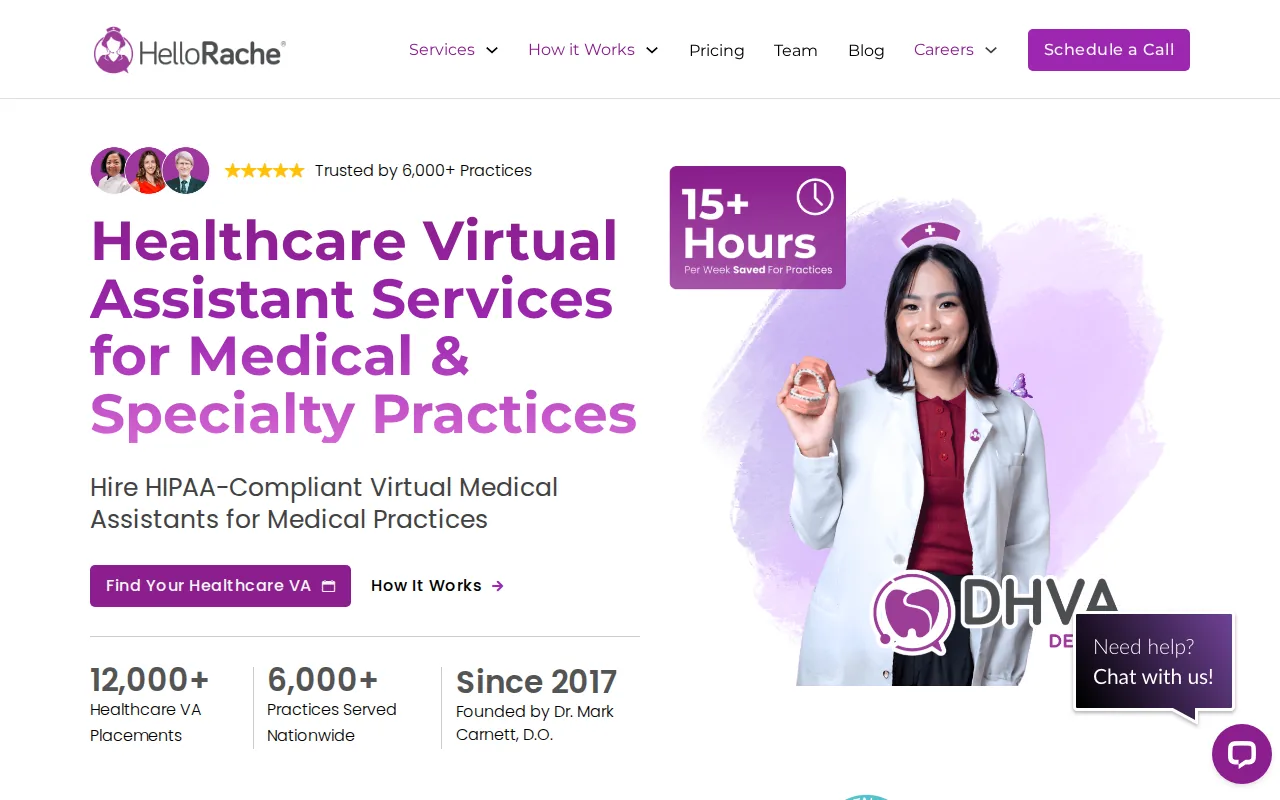 Hello Rache scribing and receptionist coverage
