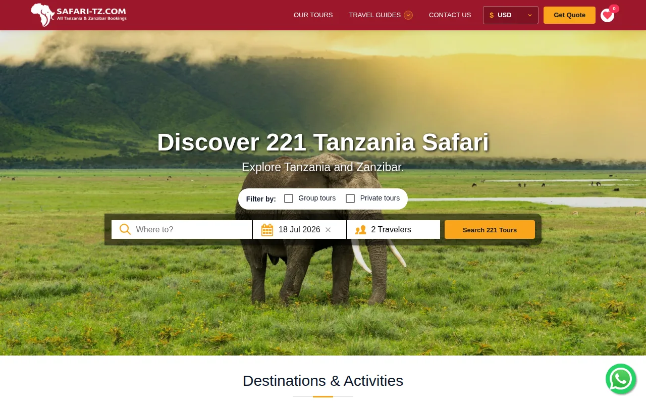 Safari TZ: visual reference for 1. Safari TZ (Our Top Pick)