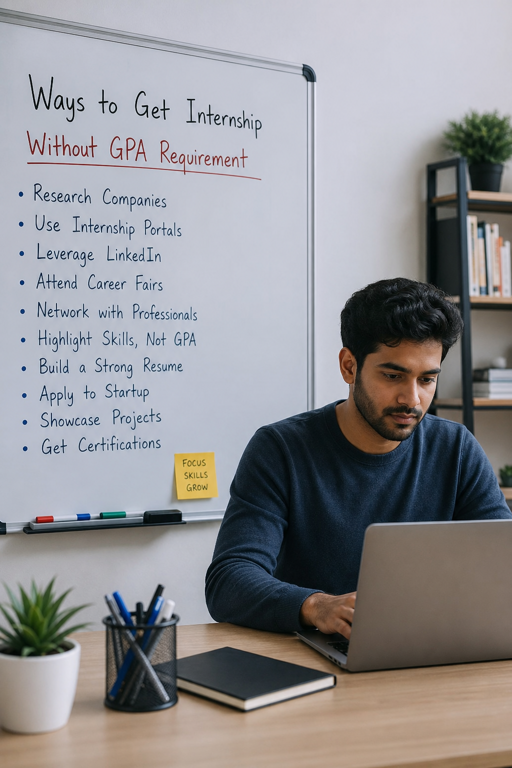 A photorealistic image related to ways-to-get-internship-without-gpa-requirement. Alt: ways-to-get-internship-without-gpa-requirement