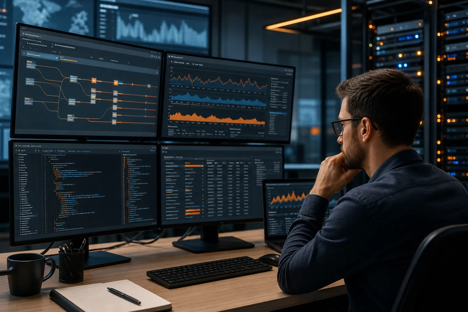backend API performance monitoring and database profiling dashboard