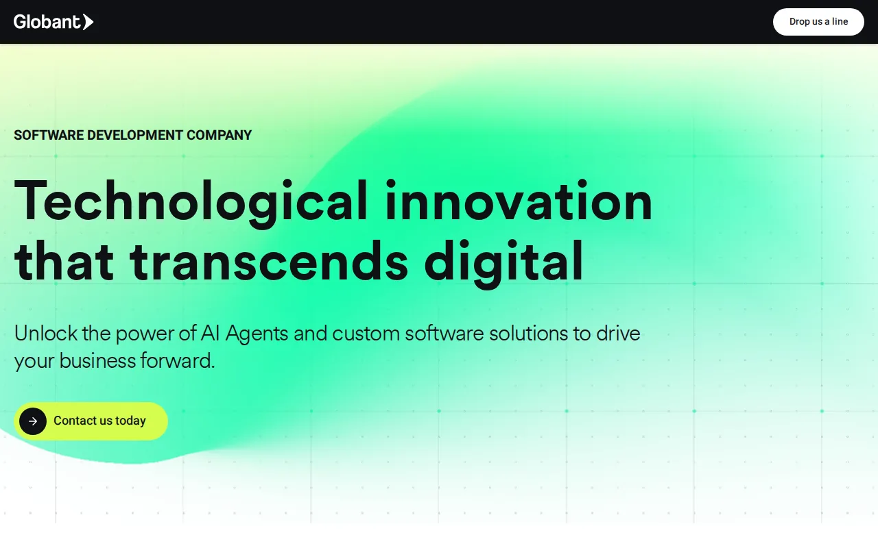 Globant: visual reference for 5. Globant — Best for Measurable Incremental Portal Delivery