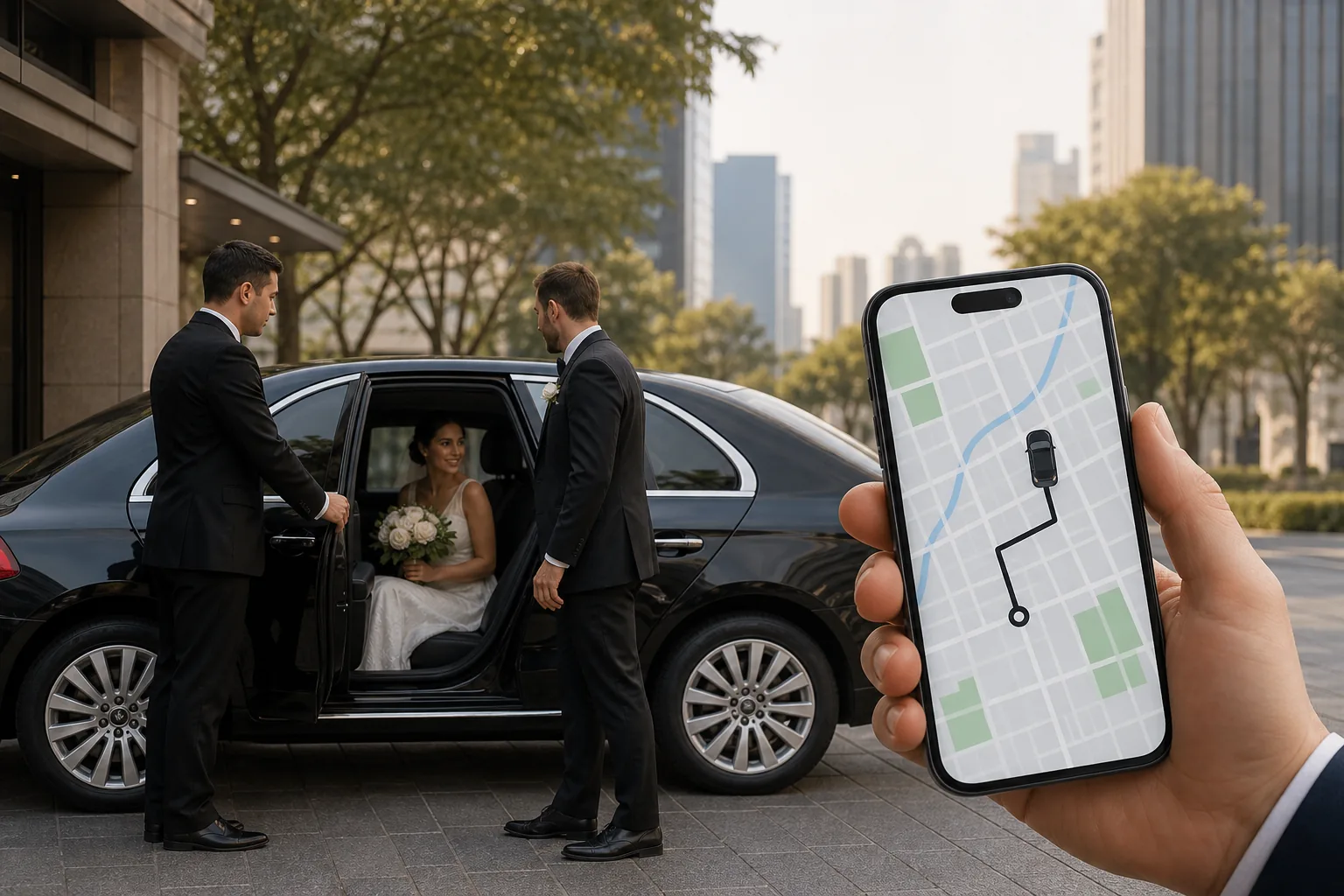 Illustration for Uber Black