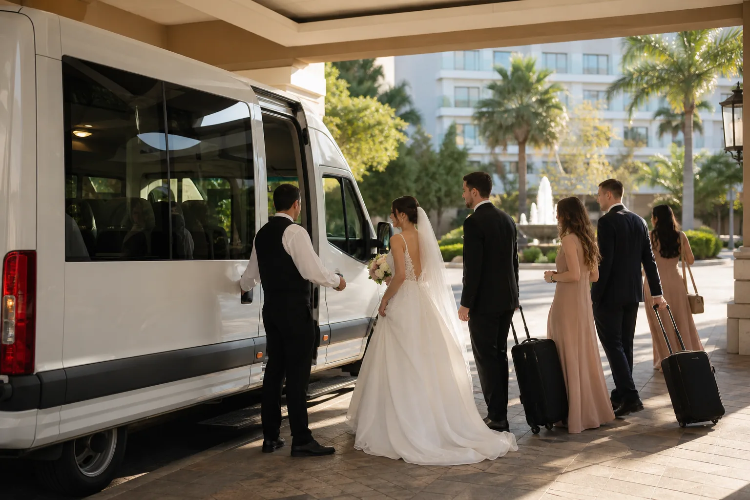 Illustration for Hotel Shuttle Services