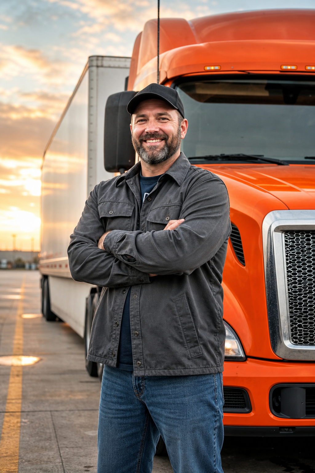 A photorealistic image related to weekly-pay-truck-driving-jobs. Alt: weekly-pay-truck-driving-jobs