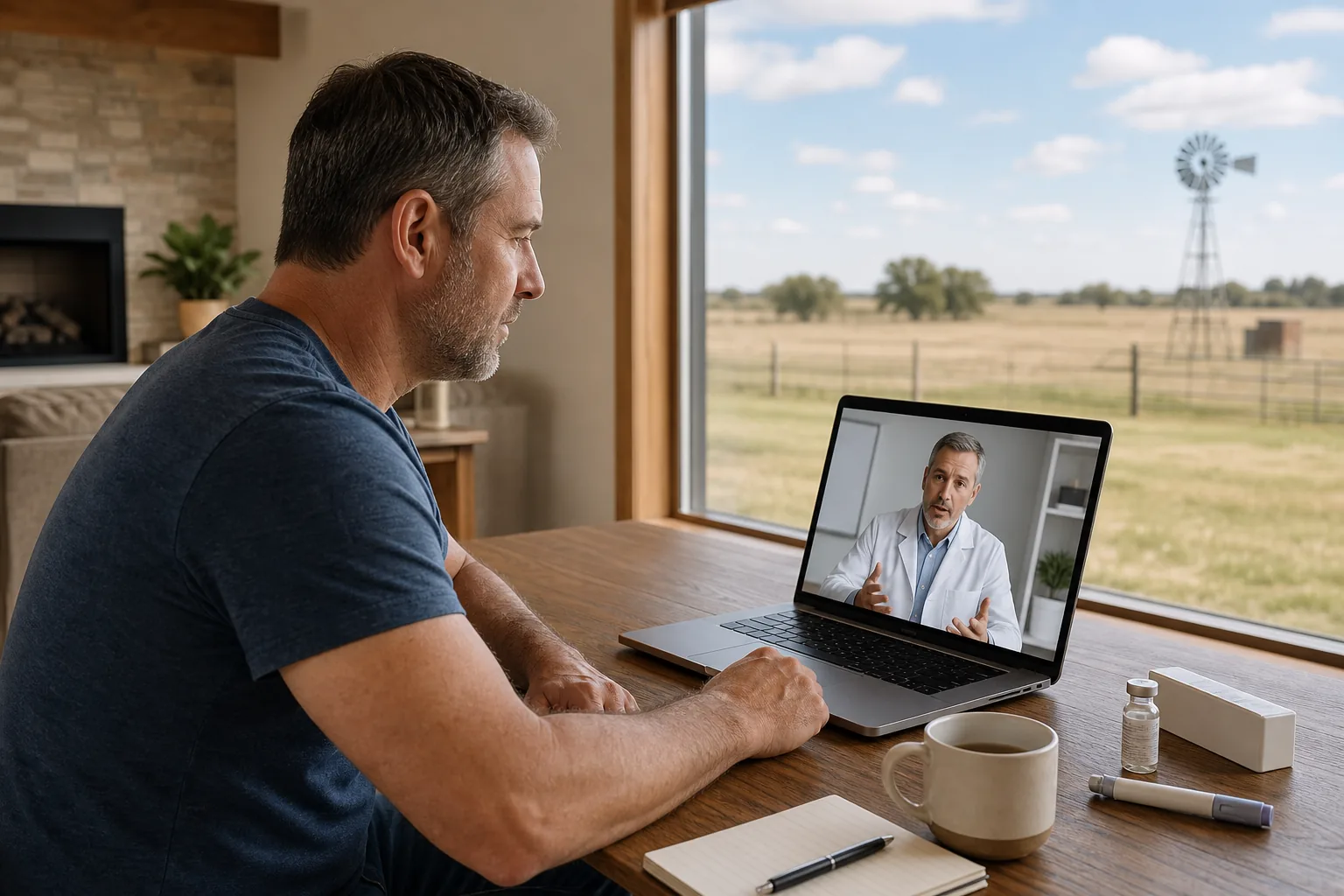 Illustration for Virtual GLP-1 Weight-Loss Providers Serving Oklahoma