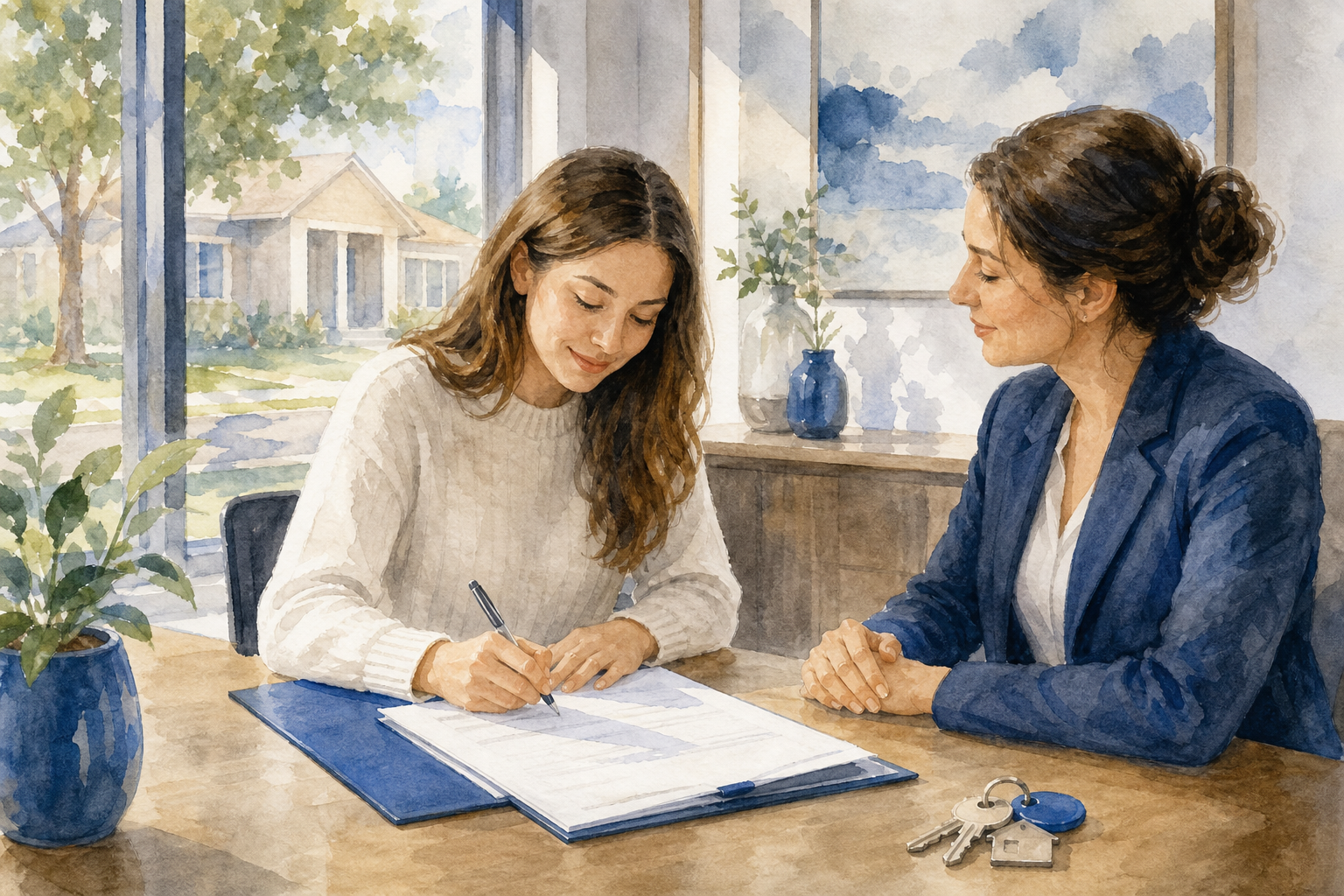 final walk-through and home closing appointment in Texas