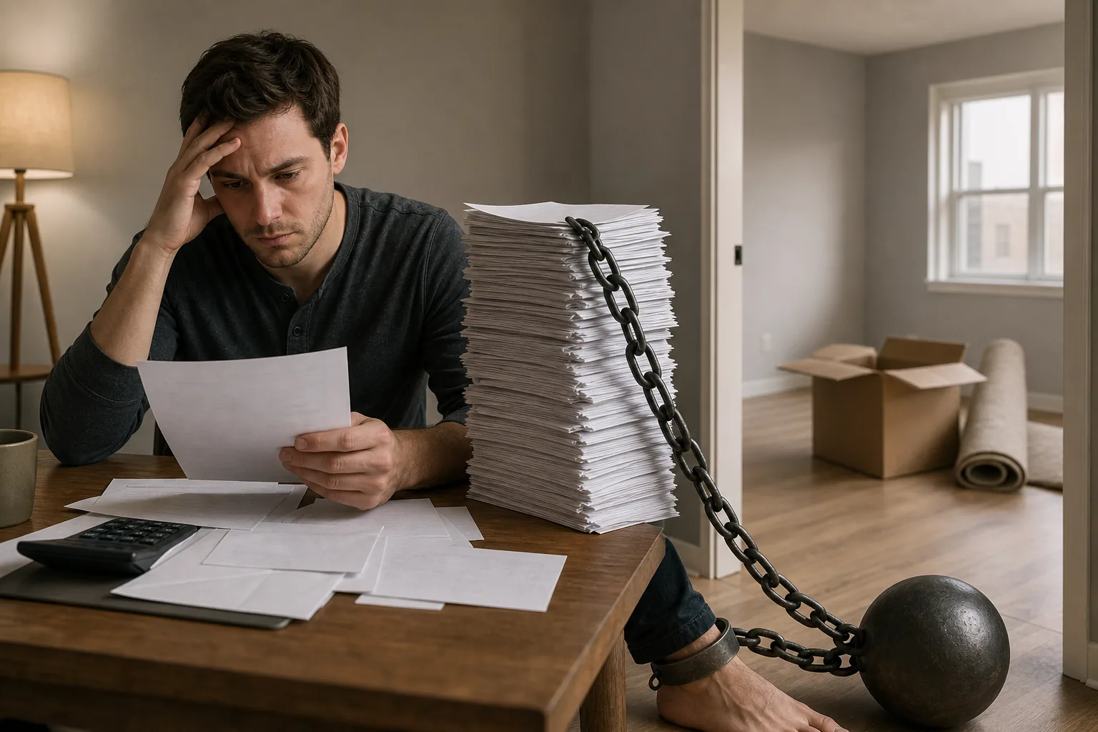 Illustration for Unpaid Rent Liability