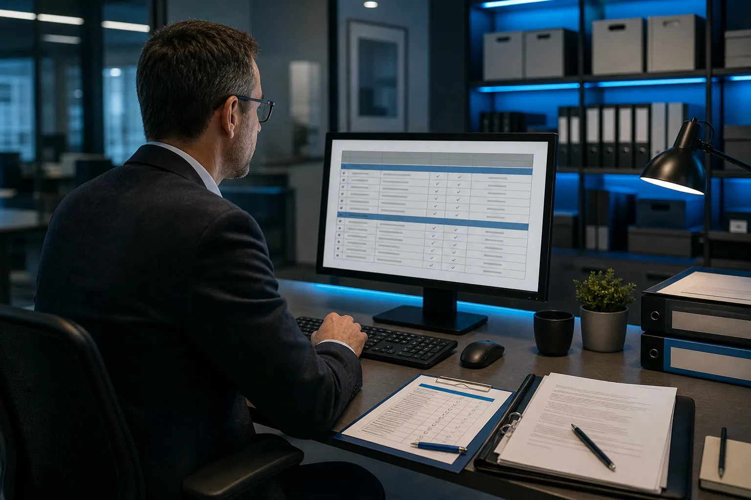 managing signed HIPAA business associate agreements and vendor compliance records.
