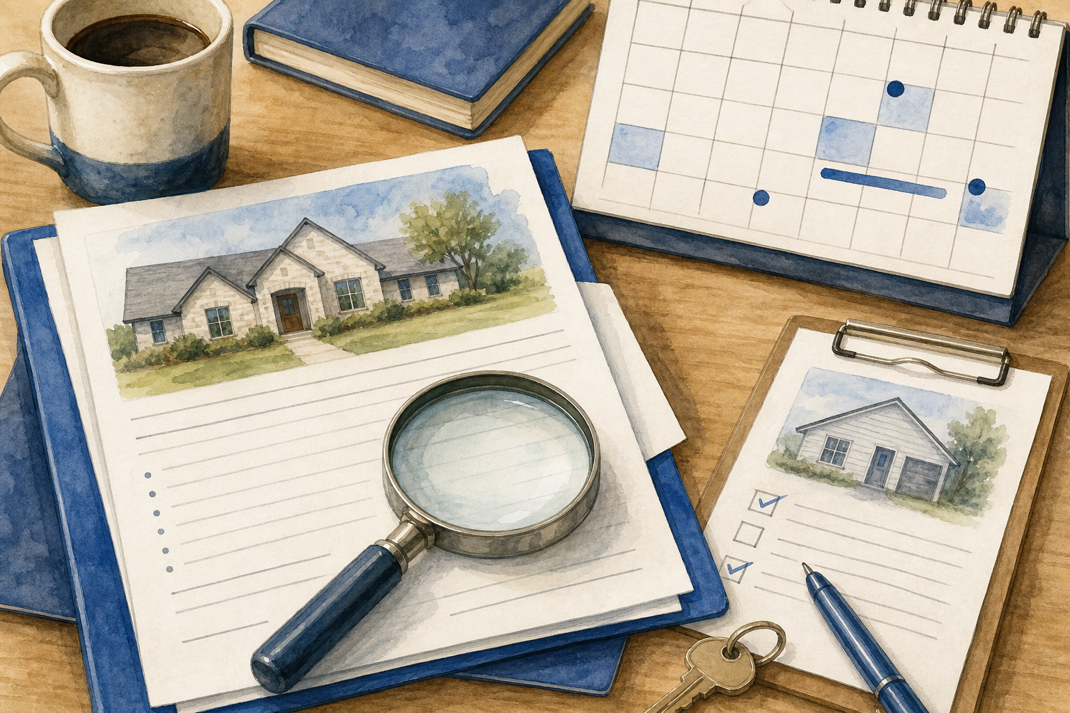 Texas home offer terms, option period, earnest money, and inspection deadlines