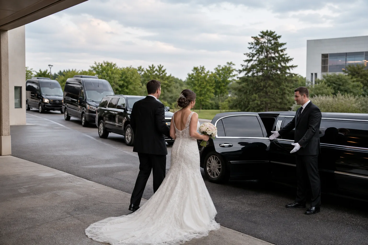 Illustration for Wedding and Special-Event Limo Providers