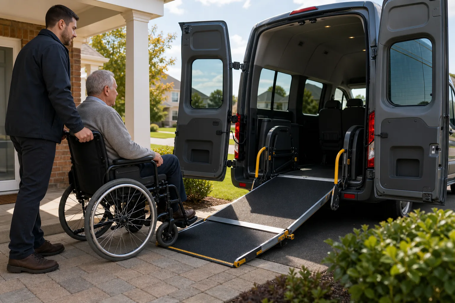 Illustration for Scheduled Wheelchair Transportation