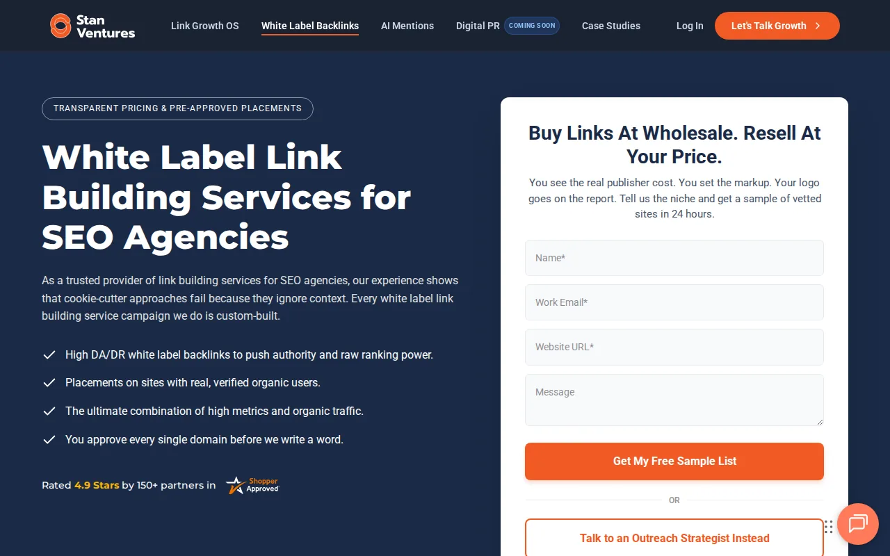 Stan Ventures: visual reference for 4. Stan Ventures, Wholesale-Scale Pricing for High-Volume Agencies