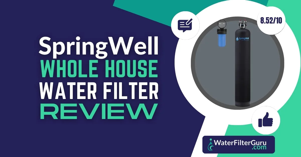 SpringWell CF: visual reference for 3. SpringWell CF , High‑capacity KDF & catalytic carbon system