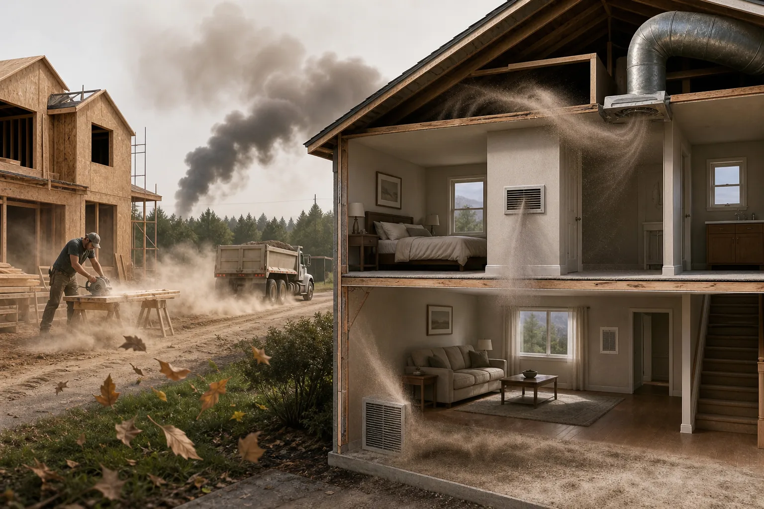 Illustration for Construction and Outdoor Conditions