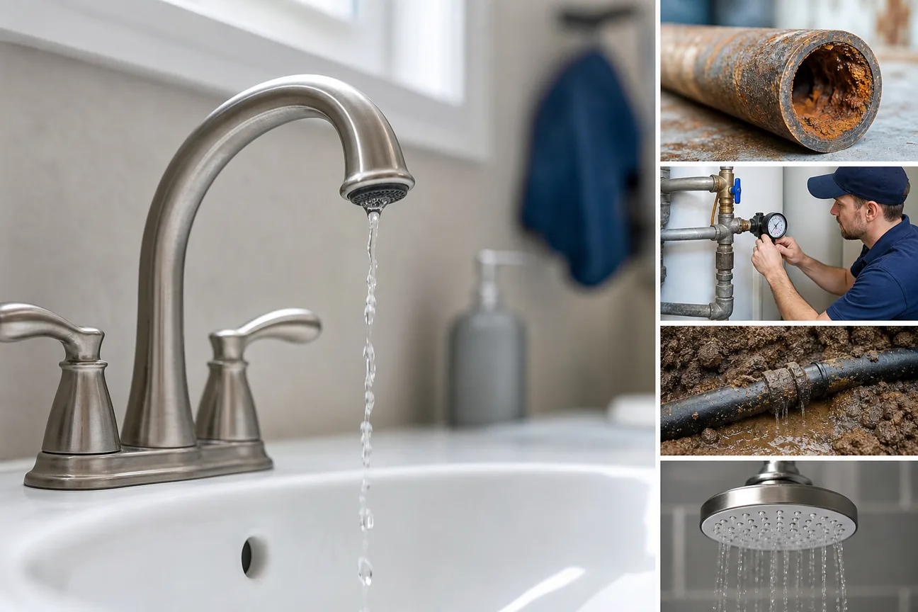 Why Is My Water Pressure Low? 10 Causes