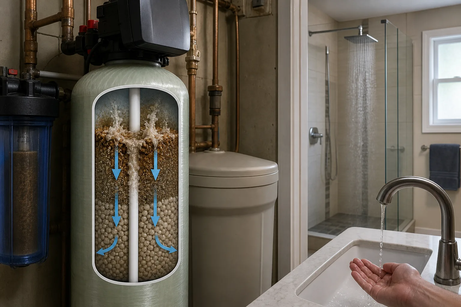 Illustration for Water Softener or Filter