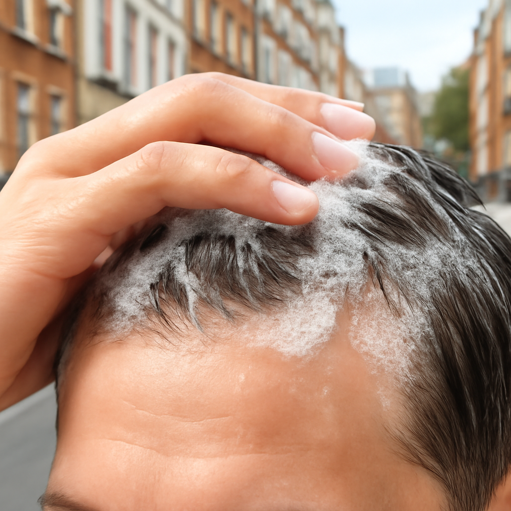 A close‑up of a gentle, sulphate‑free shampoo lathering on a clean scalp, showing healthy hair follicles and a calm, moisturised scalp. Alt: sulphate‑free shampoo for hair growth, scalp health.