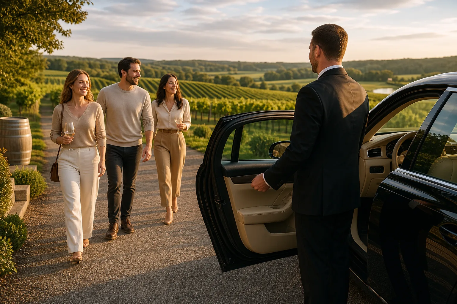 Illustration for Private Chauffeured Winery Tour Services in Minnesota