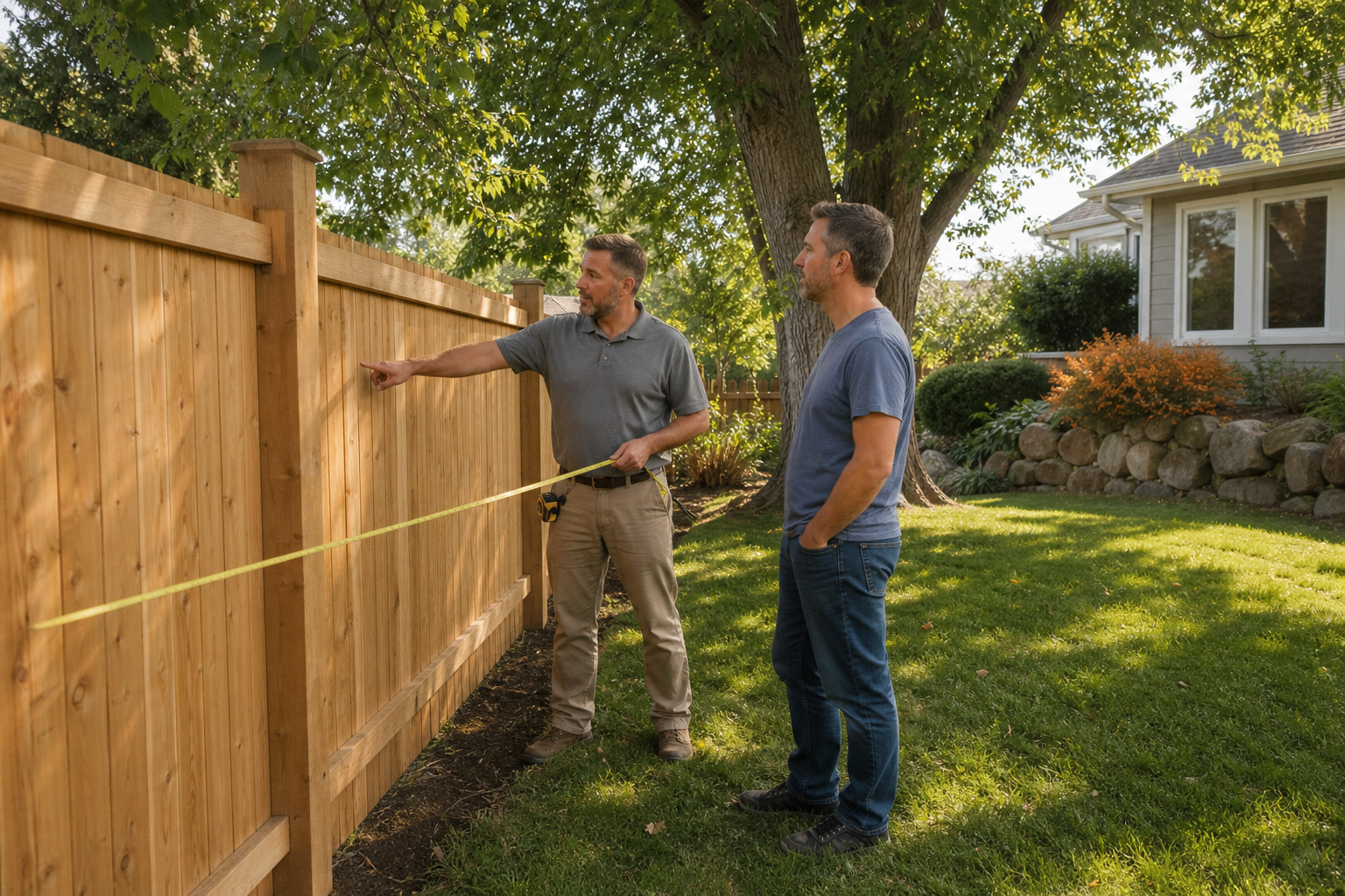 Top Wood Fence Installers Near Me: Hiring Guide 1 homeowner comparing local wood fence installers near me in Northern Utah