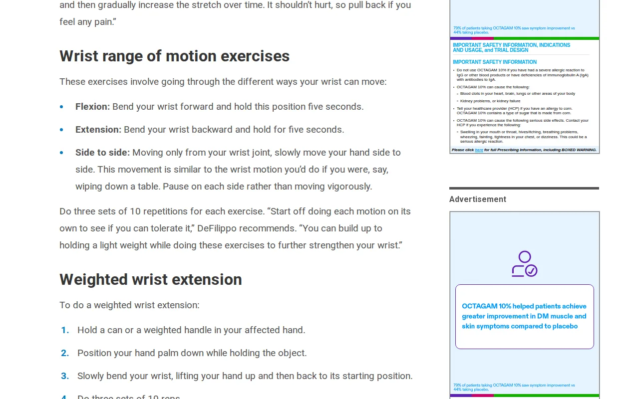 Weighted Wrist Extension: visual reference for 3. Weighted Wrist Extension — Rebuilds Extensor Strength