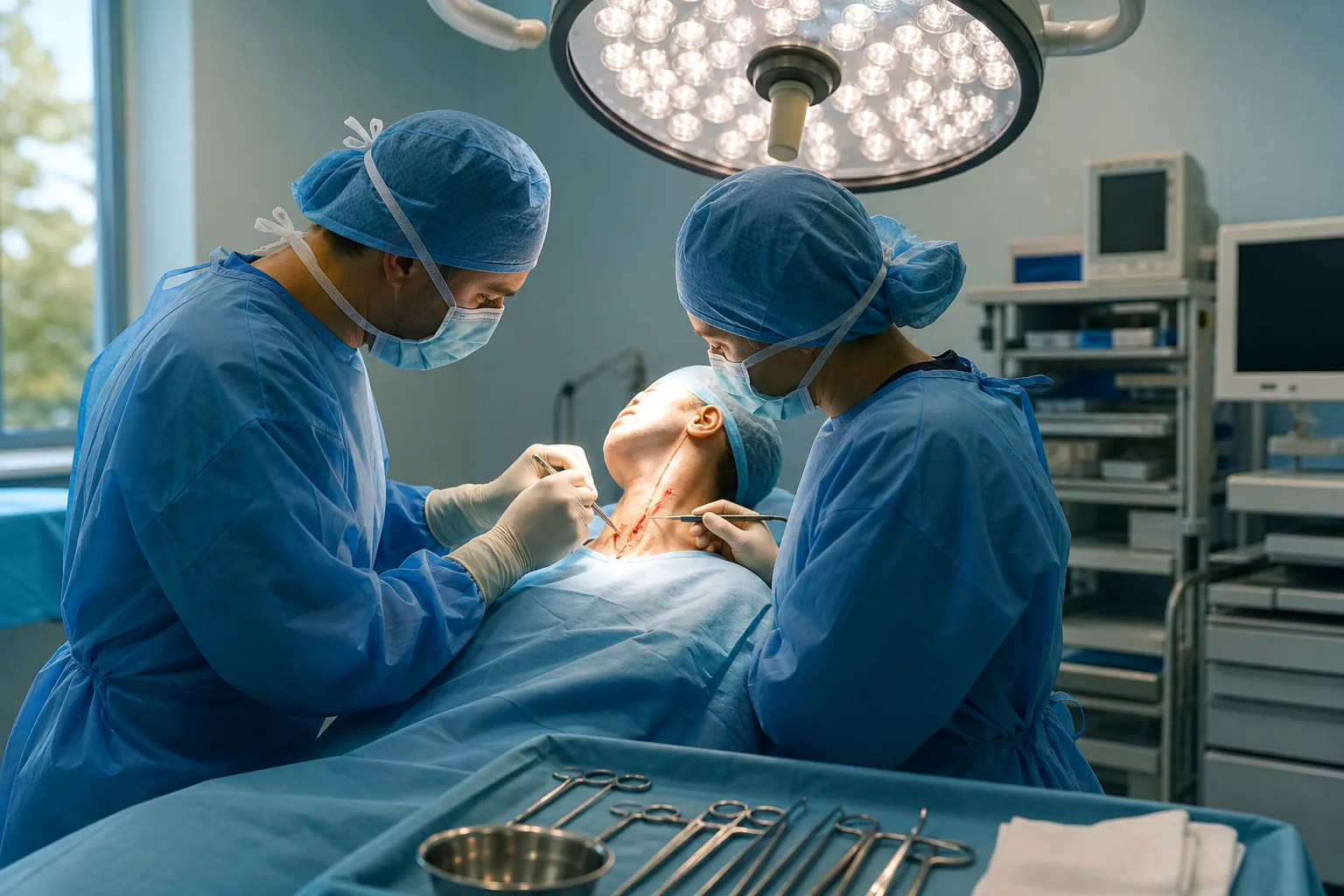 Illustration for Corrective surgery