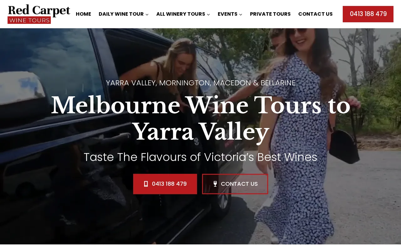 Red Carpet Wine Tours: visual reference for 1. Red Carpet Wine Tours — Private, Door-to-Door from Melbourne