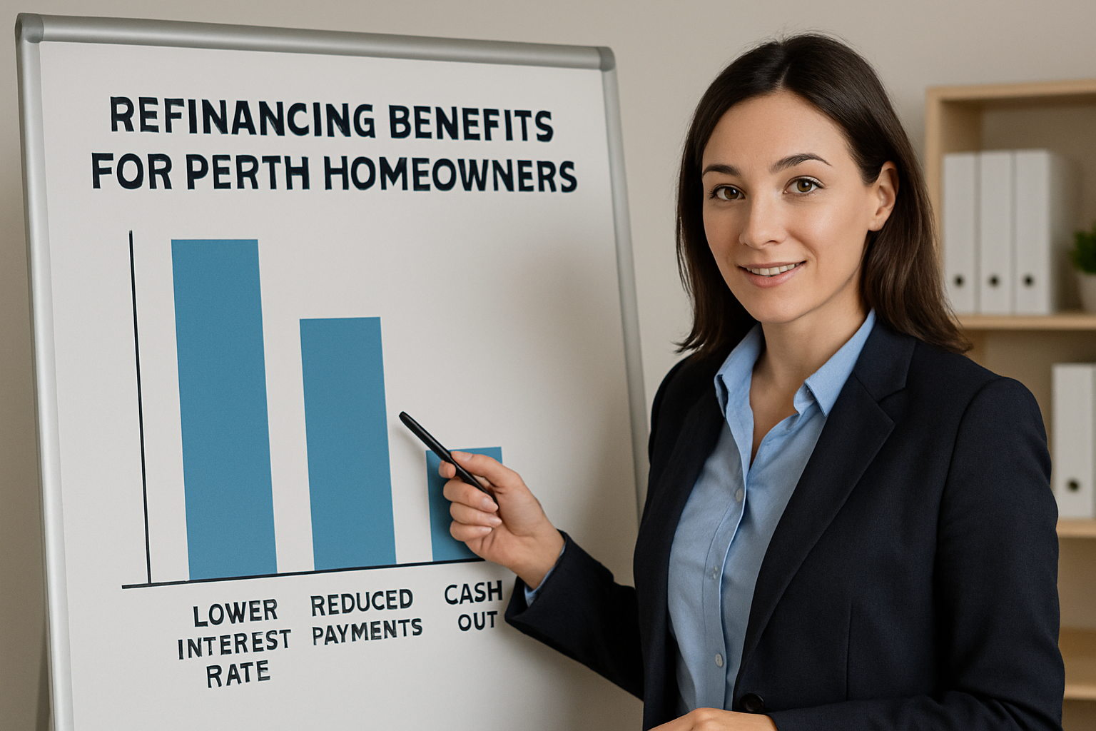 Chart showing refinancing benefits for Perth homeowners. Alt: perth home loan broker refinancing explanation chart.