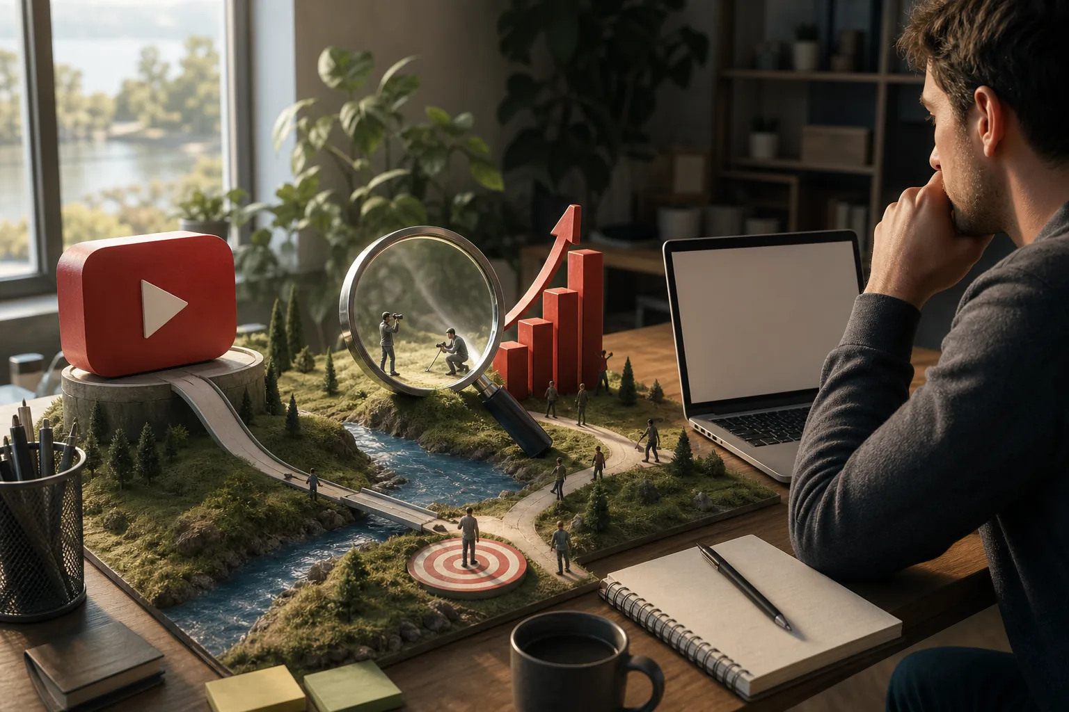 Illustration for YouTube SEO and Video Marketing by Ahrefs