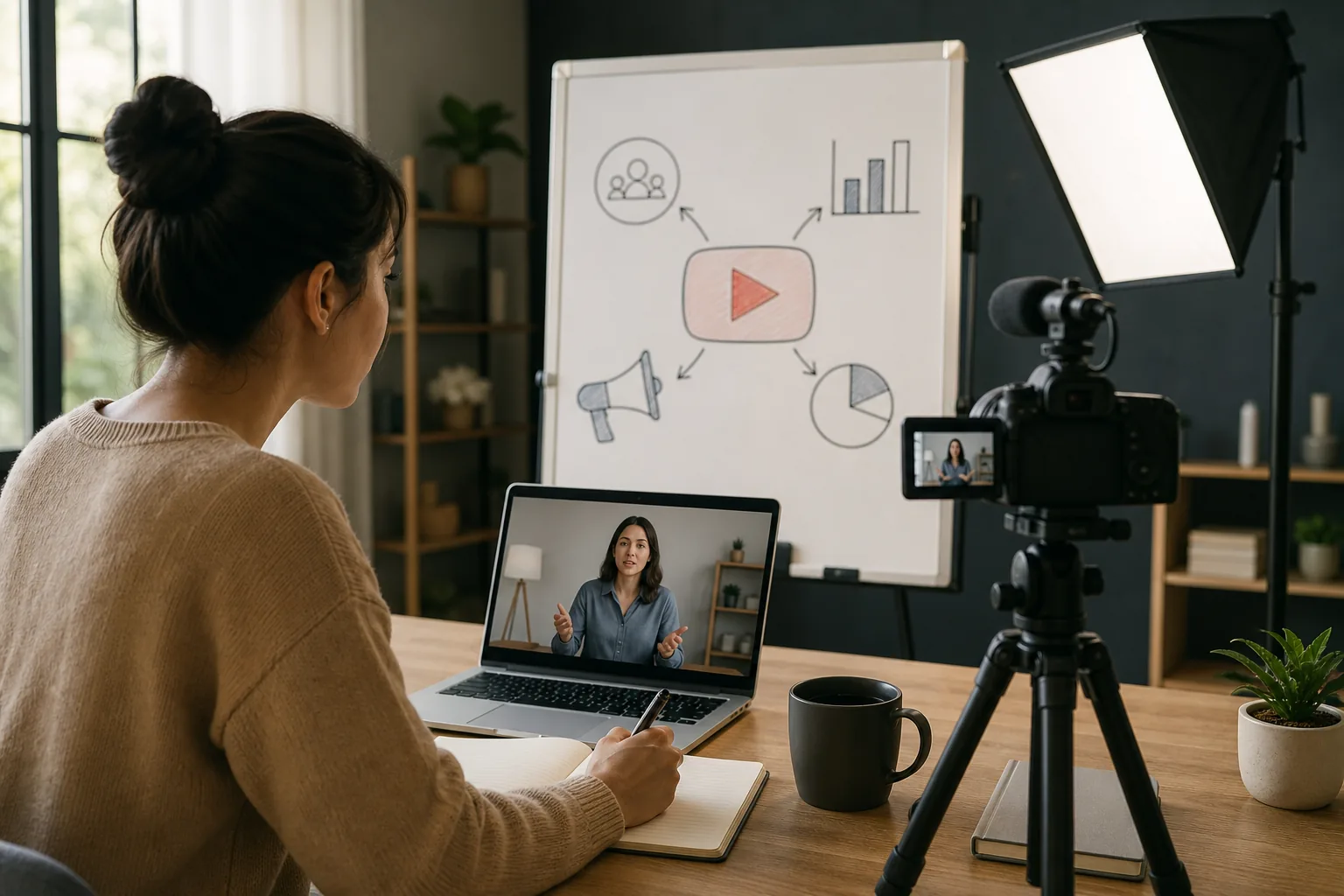 Illustration for Marketing on YouTube by LinkedIn Learning