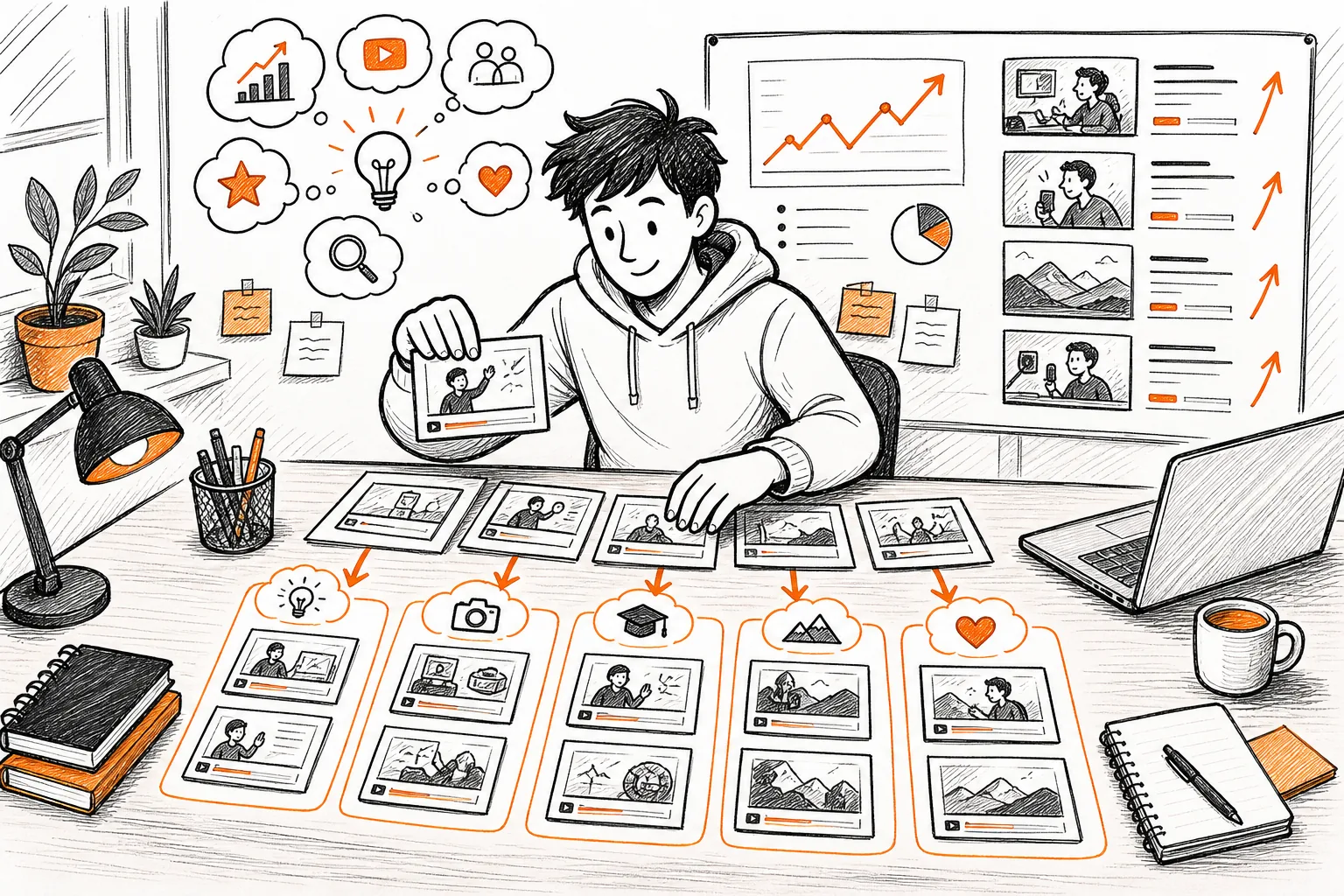 YouTube video ideas keyword research and competitor trend planning