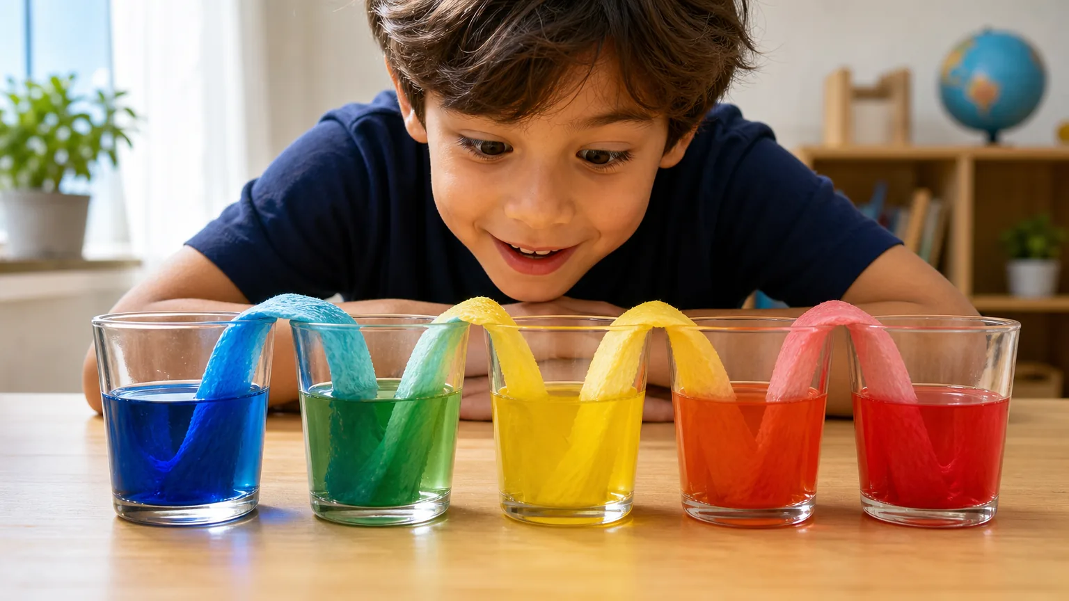 Walking Water: visual reference for 5. Walking Water — Capillary Action Experiment