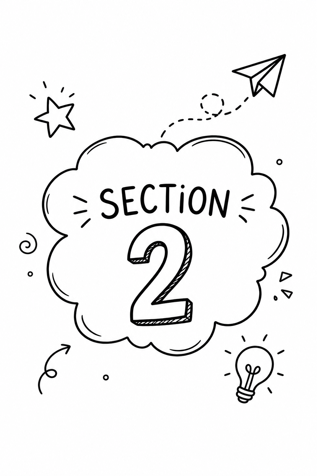 A doodle image placeholder for Section 2