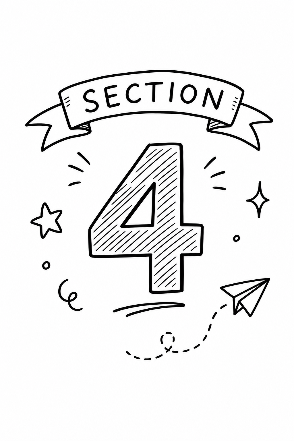 A doodle image placeholder for Section 4