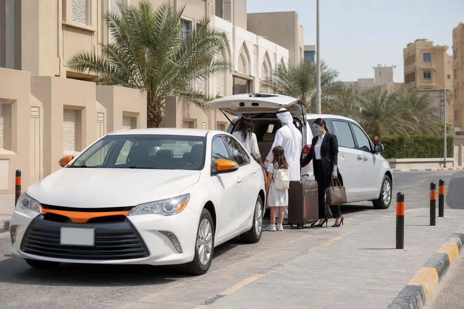 سيارات تاكسي الروضتين المناسبة للعائلات ورجال الأعمال في الكويت